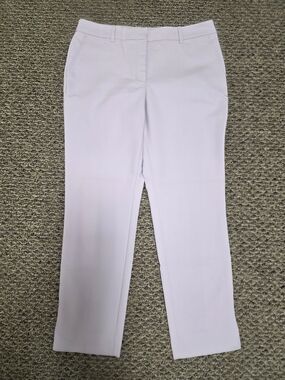 Jones New York Grace Ankle Pants in Light Lavender Sz 6 LIKE NEW, NEVER WORN